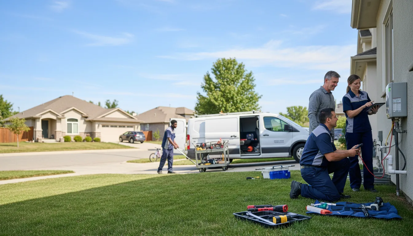 Tankless water heater service in Effie, LA